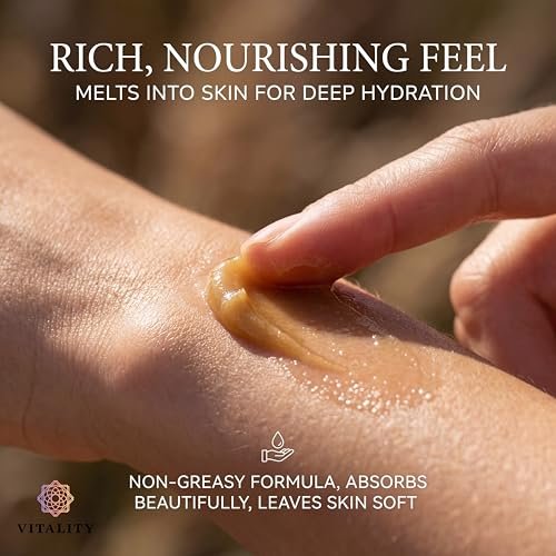 Vitality Extracts Helichrysum Balm - 2oz, Ultra-Moisturizing Skin Healing with Beeswax & Almond Oil Avelisse