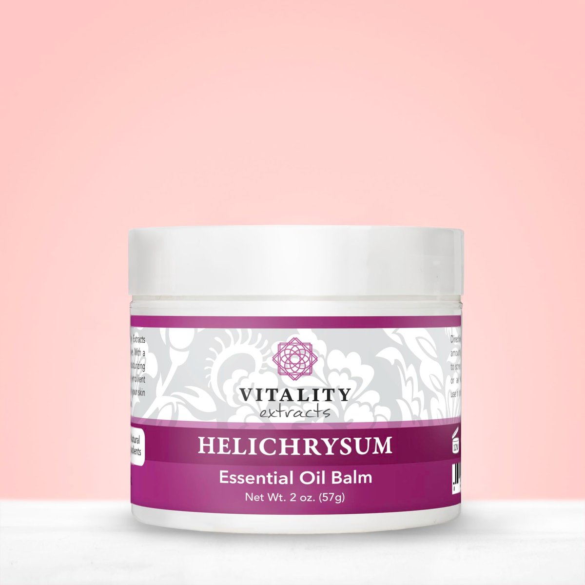 Vitality Extracts Helichrysum Balm - 2oz, Ultra-Moisturizing Skin Healing with Beeswax & Almond Oil Avelisse