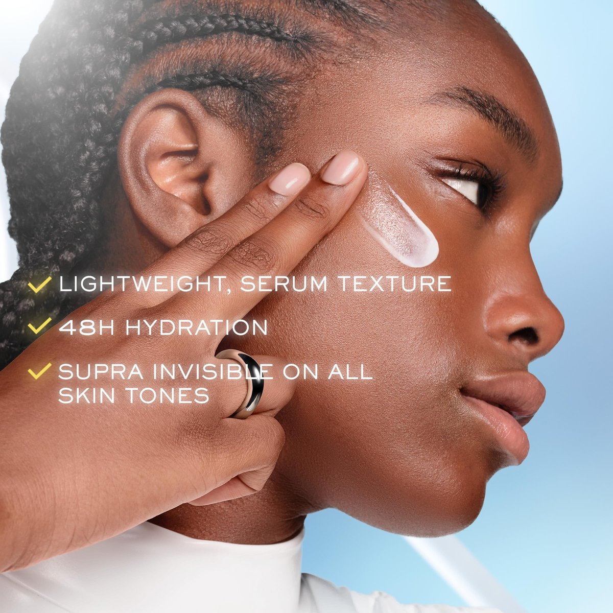 Lancôme Supra Screen Invisible Serum Sunscreen SPF 50+ - Anti-Aging Correction & Protection - All Skin Types - 48 HR Hydration, Radiant Finish Avelisse