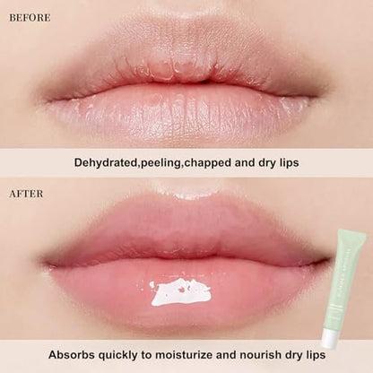Lakerain 4 PCS Lip Glossy Butter Nourishing Balm Set - Lightweight, Non-Sticky, Long-Lasting Lip Care
