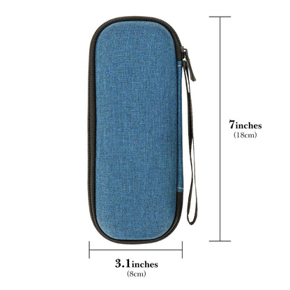 Linkidea EVA Hard Shell Safety Razor Travel Case – Navy Blue, Compatible with Gillette Fusion 5 & Mach 3