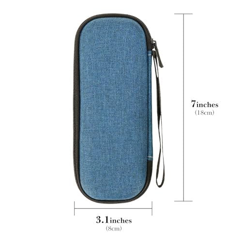 Linkidea EVA Hard Shell Safety Razor Travel Case – Navy Blue, Compatible with Gillette Fusion 5 & Mach 3 - görsel 5
