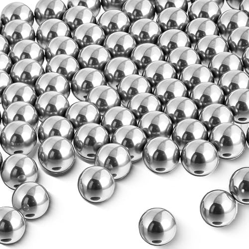 ZEYIYER 100 PCS 4mm Stainless Steel Paint Mixing Balls – Metal Ball Bearings for Model Paint & Nail Polish Agitator - görsel 2
