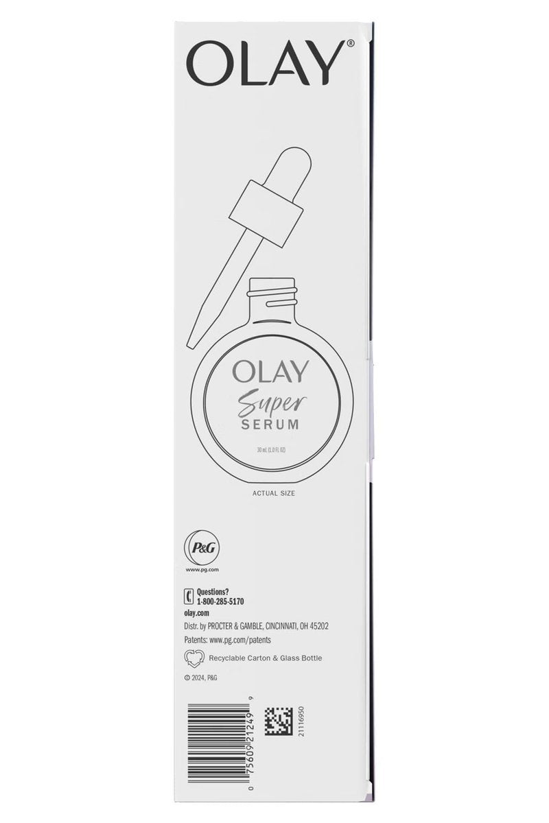 Olay Super Serum Twin Pack - 2 x 1 fl. oz. Anti-Aging Face Serum for Radiant Skin Avelisse