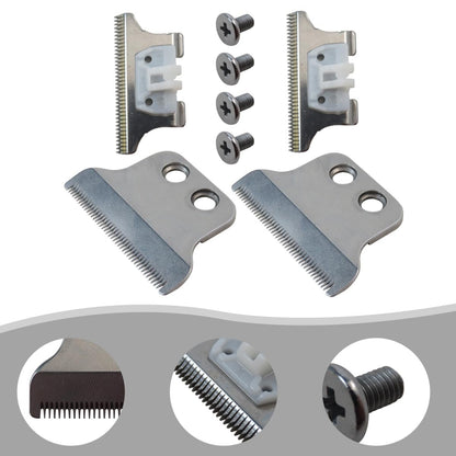 WELURE 2x Trimmer Blades Replacement Compatible for Wahl 5 Star Series T-Wide Detailer (8081) & Cordless Detailer LI (8171) - T Blade Replacement