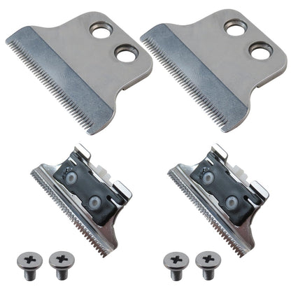 WELURE 2x Trimmer Blades Replacement Compatible for Wahl 5 Star Series T-Wide Detailer (8081) & Cordless Detailer LI (8171) - T Blade Replacement