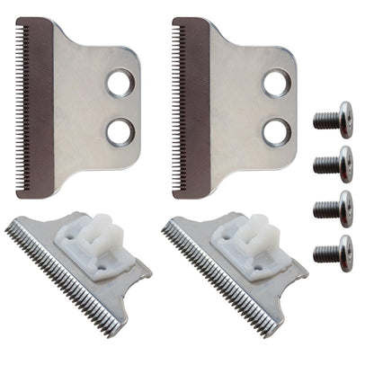 WELURE 2x Trimmer Blades Replacement Compatible for Wahl 5 Star Series T-Wide Detailer (8081) & Cordless Detailer LI (8171) - T Blade Replacement