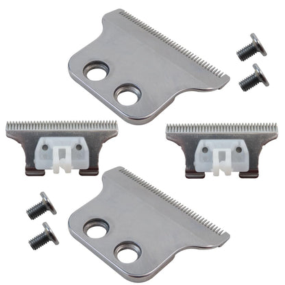 WELURE 2x Trimmer Blades Replacement Compatible for Wahl 5 Star Series T-Wide Detailer (8081) & Cordless Detailer LI (8171) - T Blade Replacement