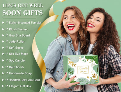 Self Care Gifts for Women – Get Well Soon Gift Basket Spa Kit for Relaxation Avelisse