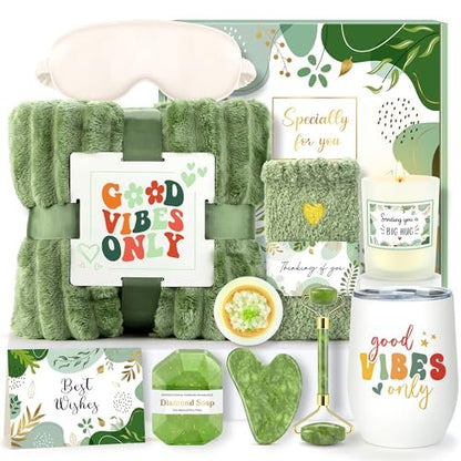 Self Care Gifts for Women – Get Well Soon Gift Basket Spa Kit for Relaxation Avelisse