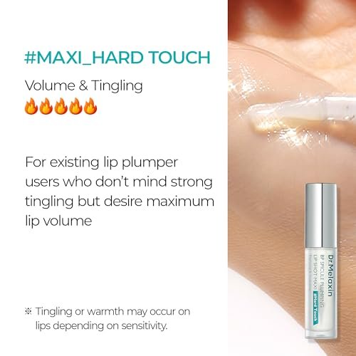 Dr.Melaxin BP Spicule Plumping Lip Shot Maxi – Microneedle Lip Plumper for Fuller Lips & Smooth Texture, Hyaluronic Acid & Peptides Avelisse
