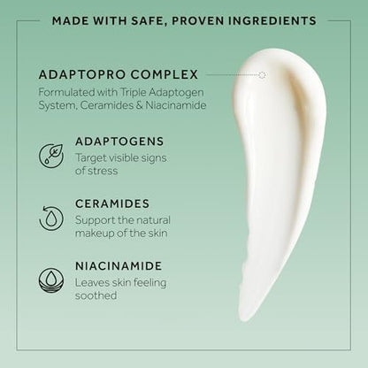 No7 Derm Solutions 100hr Hydrating Face Moisturizer – Ceramides, Niacinamide & Adaptogens for Sensitive & Dry Skin, 3 Fl Oz Avelisse