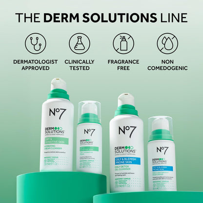 No7 Derm Solutions 100hr Hydrating Face Moisturizer – Ceramides, Niacinamide & Adaptogens for Sensitive & Dry Skin, 3 Fl Oz Avelisse