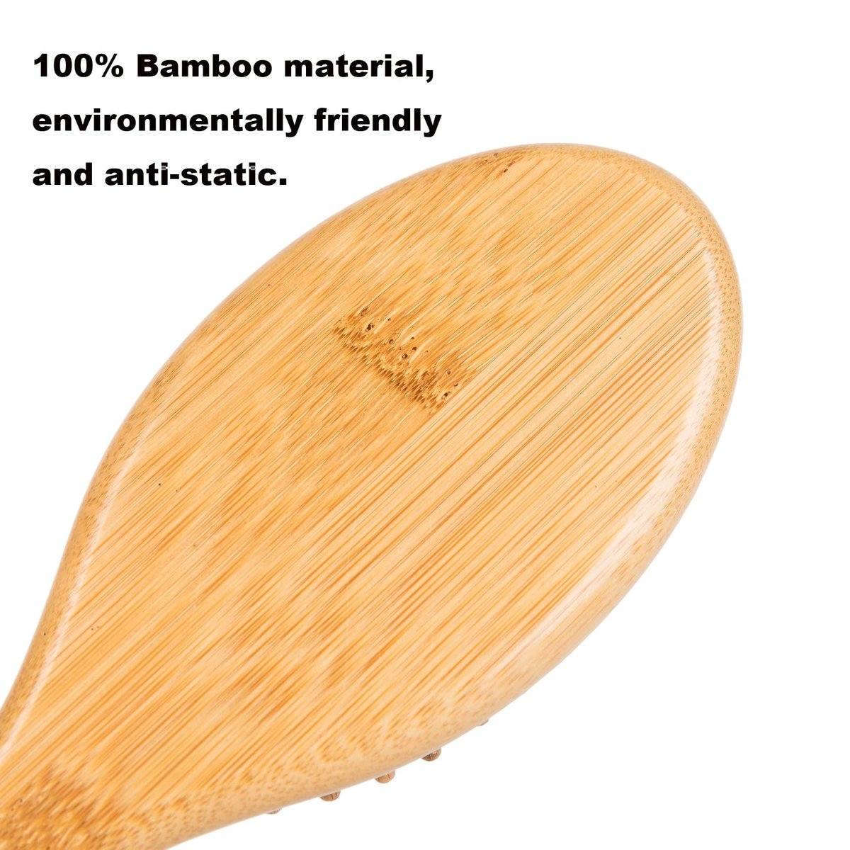4 PCS Bamboo Hair Brushes Set – Boar Bristle & Detangling Combs for All Hair Types - görsel 5
