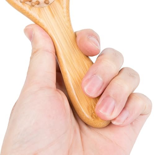 4 PCS Bamboo Hair Brushes Set – Boar Bristle & Detangling Combs for All Hair Types - görsel 8