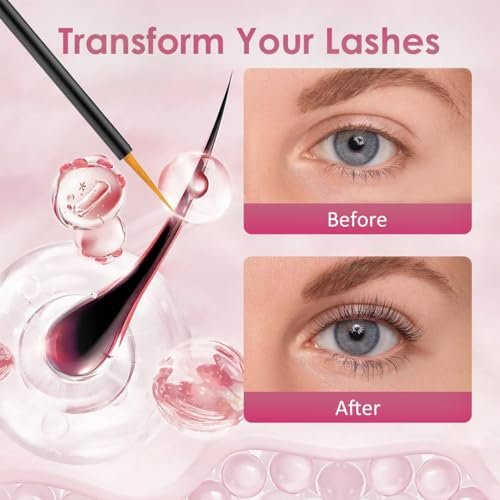 LASH by Maya LONDON Lash Growth Serum – Thicker, Fuller Natural Lashes, Cruelty Free, Made in USA (5ml) Avelisse