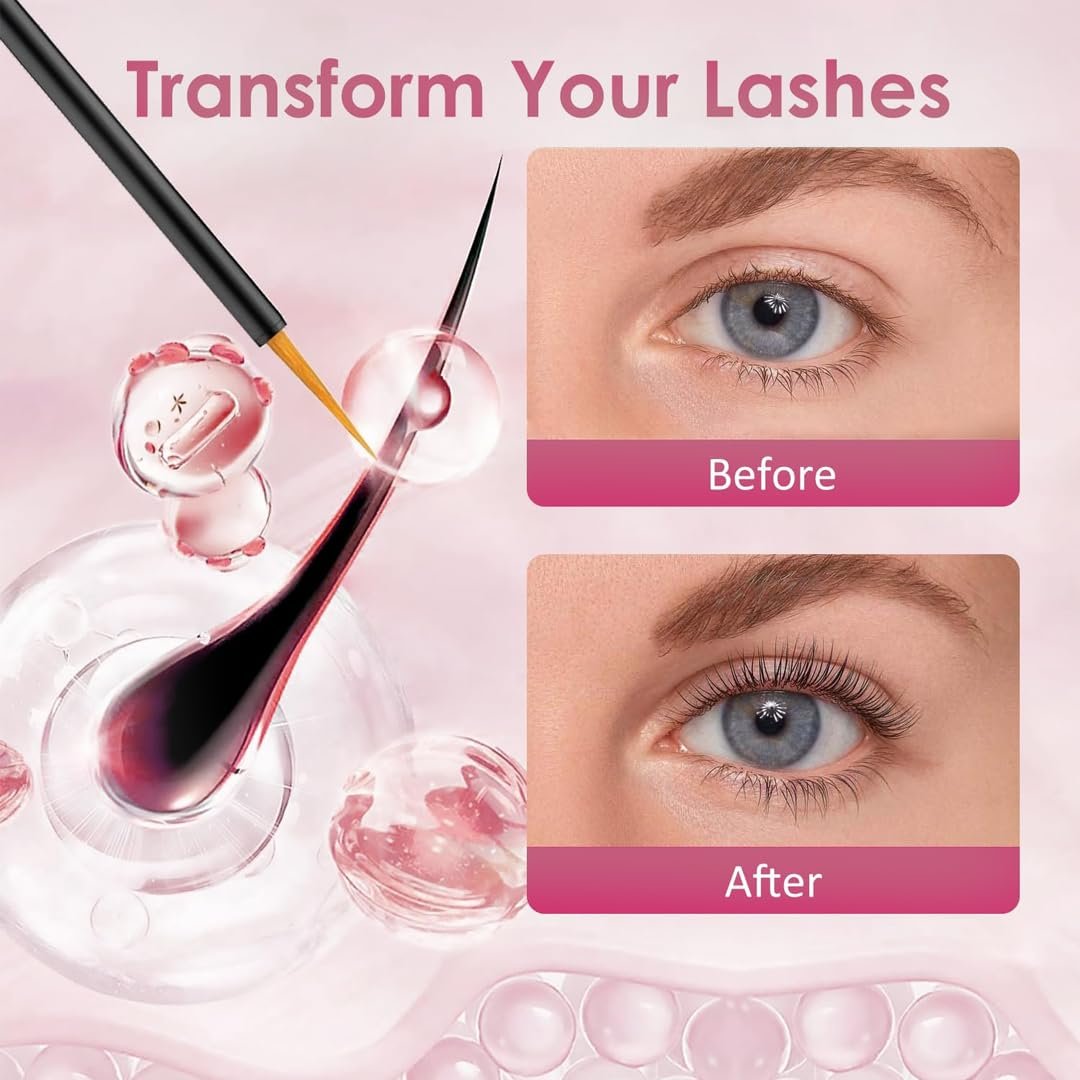 LASH by Maya LONDON Lash Growth Serum – Thicker, Fuller Natural Lashes, Cruelty Free, Made in USA (5ml) Avelisse