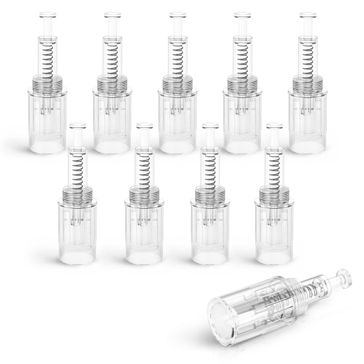 Glemme 12 Replacement 10Pcs Replacement Cartridge for Skin Care Tools - White Avelisse