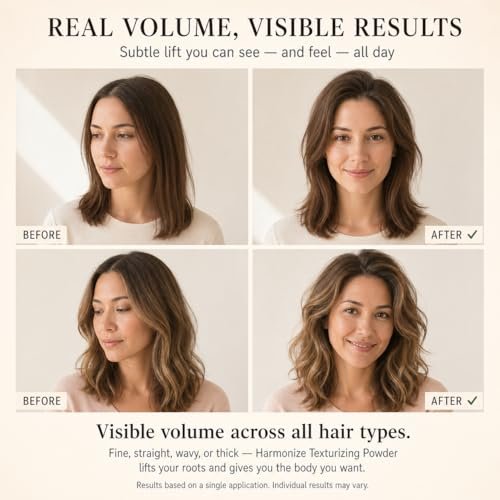 Harmonize Beauty Root Texture Powder for Women – Lifts Roots & Adds Volume, Talc Free & Natural, for All Hair Types Avelisse