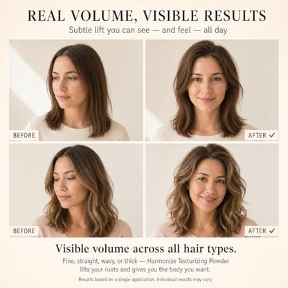 Harmonize Beauty Root Texture Powder for Women – Lifts Roots & Adds Volume, Talc Free & Natural, for All Hair Types Avelisse