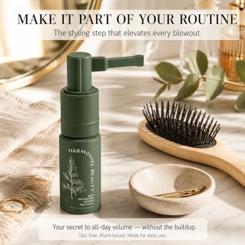 Harmonize Beauty Root Texture Powder for Women – Lifts Roots & Adds Volume, Talc Free & Natural, for All Hair Types Avelisse