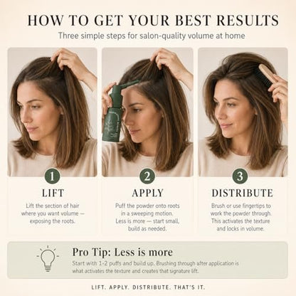 Harmonize Beauty Root Texture Powder for Women – Lifts Roots & Adds Volume, Talc Free & Natural, for All Hair Types Avelisse