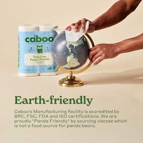 Caboo Tree Free Disposable Face Towels – 50 Soft, Lint-Free Towels | Extra-Large 10x11.5” | Gentle Alternative to Makeup Wipes & Washcloths Avelisse