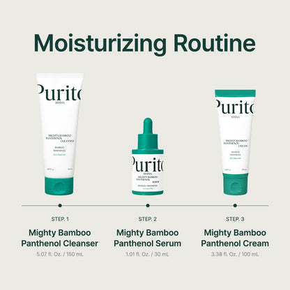 PURITO Mighty Bamboo Panthenol Serum - Deep Hydration & Moisture Barrier Repair for Glass Skin, Vegan & Cruelty-Free, 1.01 fl oz Avelisse