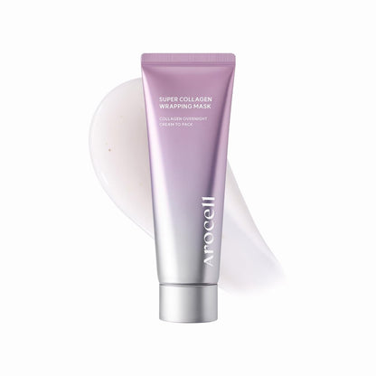 AROCELL Super Collagen Wrapping Facial Mask – Korean Peel Off Face Mask for Hydrating, Firming & Elasticity 80ml Avelisse