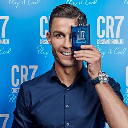 Play It Cool by Cristiano Ronaldo for Men - 3 Pc Gift Set: 3.4oz Eau de Toilette Spray, 5.1oz Shower Gel, 4.1oz Body Spray Avelisse