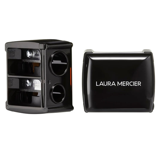 Laura Mercier Cosmetic Pencil Sharpener – Dual-End for Lip Liner, Eyeliner & Eyebrow Pencils with Cleaning Pick Avelisse