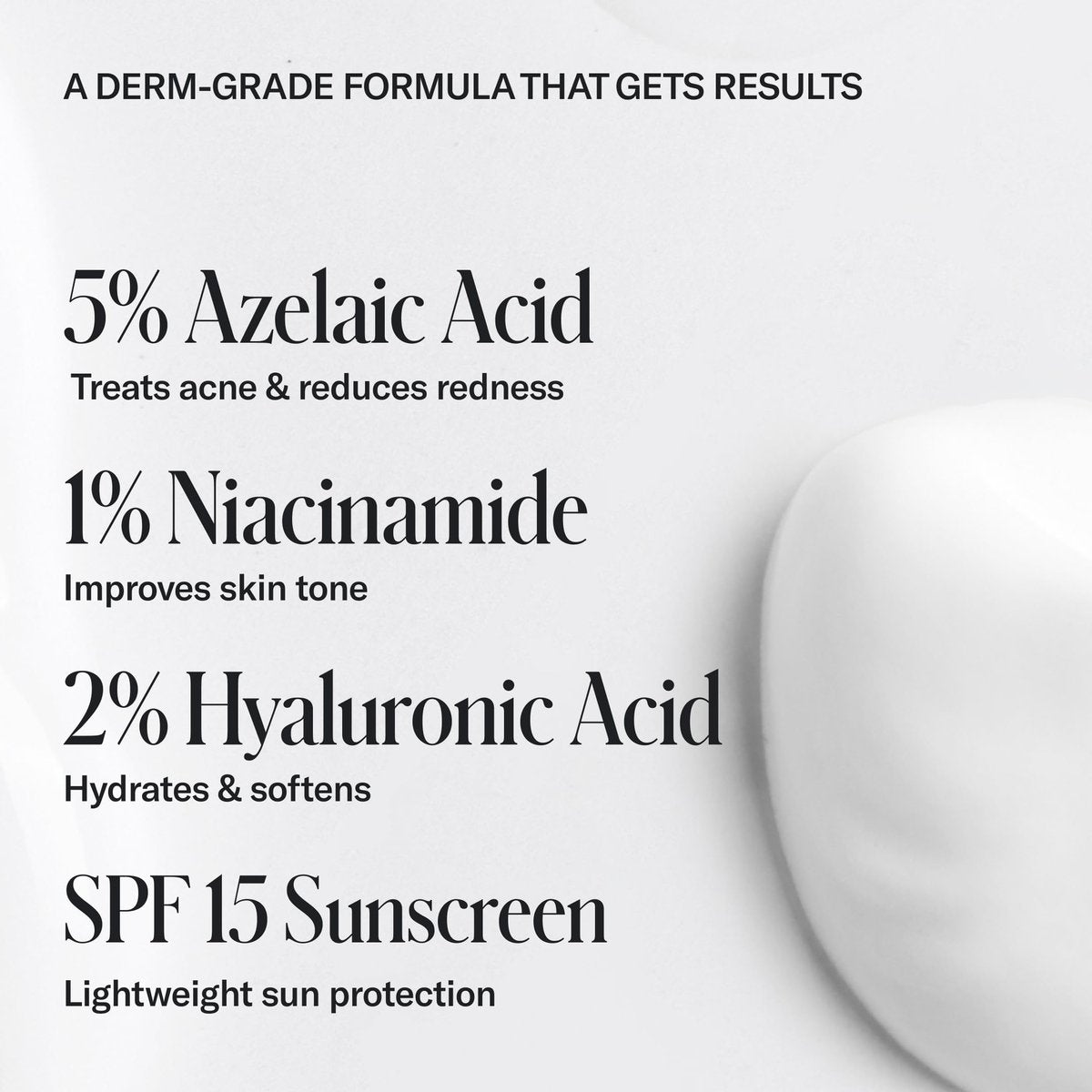 Geologie Clear Skin Face Cream with SPF15 – Daily Moisturizer for Acne-Prone Skin, Azelaic Acid, Niacinamide & Hyaluronic Acid, Lightweight & Oil-Free, 60 ML - görsel 7