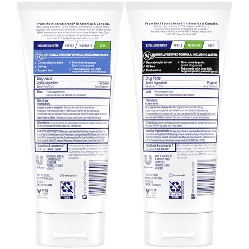 St. Ives Facial Scrub Variety 2-Pack – Fresh Skin Apricot & Blackhead Clearing Green Tea Exfoliating Face Scrubs, 6 oz Each Avelisse