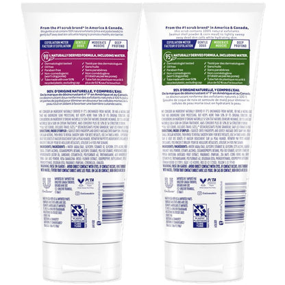 St. Ives Face Scrub Exfoliant Variety 2-Pack – Avocado & Honey + Rose Water & Aloe Vera for Balanced, Dry & Sensitive Skin Avelisse