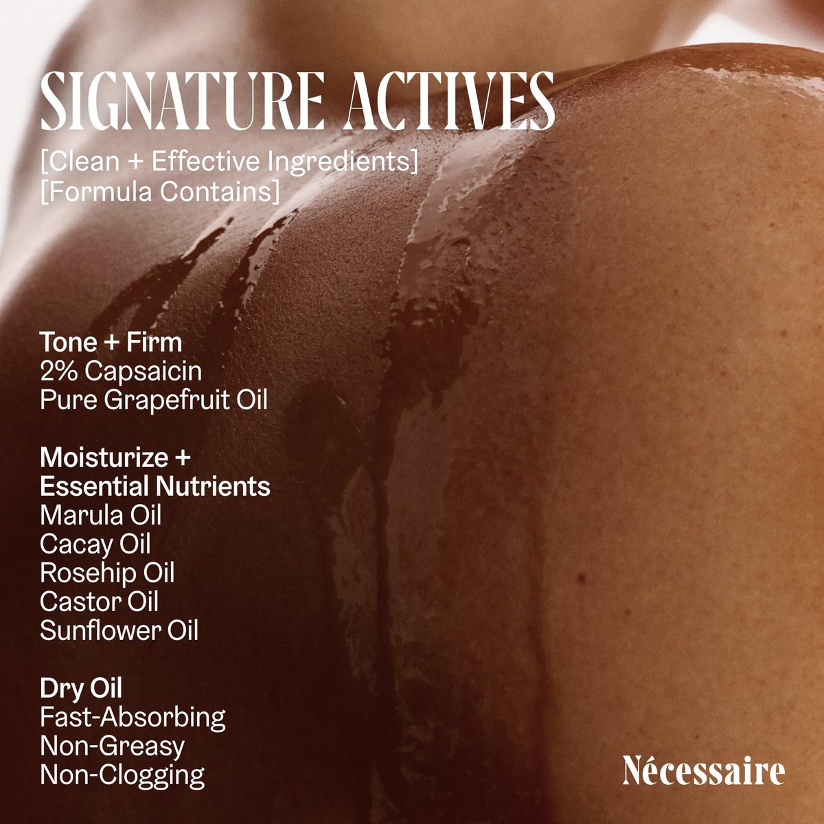 Nécessaire The Body Oil - Multi-Nutrient Treatment Oil for Radiant Skin, 5.1 fl oz Avelisse