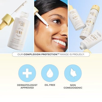 Bondi Sands Sunny Drops SPF 60 Face Serum - Hydrating & Nourishing Broad Spectrum Sunscreen, Lightweight Silky-Smooth Finish, Oil-Free, 1.01 Fl Oz Avelisse