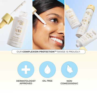 Bondi Sands Sunny Drops SPF 60 Face Serum - Hydrating & Nourishing Broad Spectrum Sunscreen, Lightweight Silky-Smooth Finish, Oil-Free, 1.01 Fl Oz Avelisse
