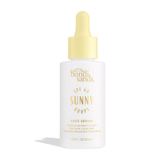 Bondi Sands Sunny Drops SPF 60 Face Serum - Hydrating & Nourishing Broad Spectrum Sunscreen, Lightweight Silky-Smooth Finish, Oil-Free, 1.01 Fl Oz Avelisse