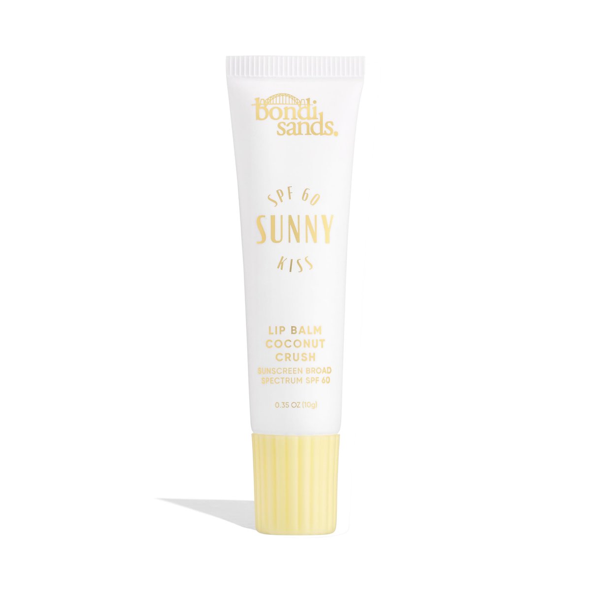 Bondi Sands Sunny Kiss SPF 60 Coconut Crush Lip Balm - Nourishing, Hydrating Broad Spectrum Sunscreen with Glossy Finish, 0.3 Oz - görsel 1