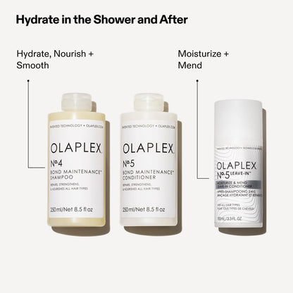 Olaplex Nº.5 Leave-In Conditioner - Moisturizes & Mends Split Ends, Reduces Breakage, Repairs Damaged Hair for All Hair Types, 3.3 Fl Oz Avelisse