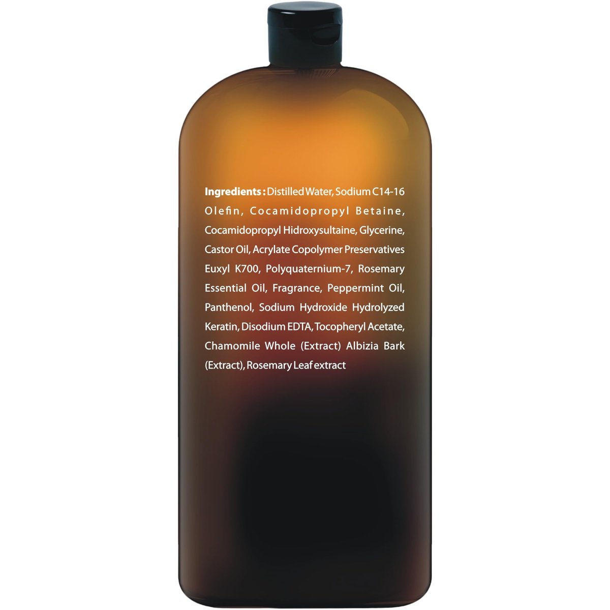 Castor Oil Shampoo for Hair Regrowth & Anti Hair Loss - Sulfate Free Thickening Formula for Men & Women, Dandruff Treatment 16 oz Avelisse