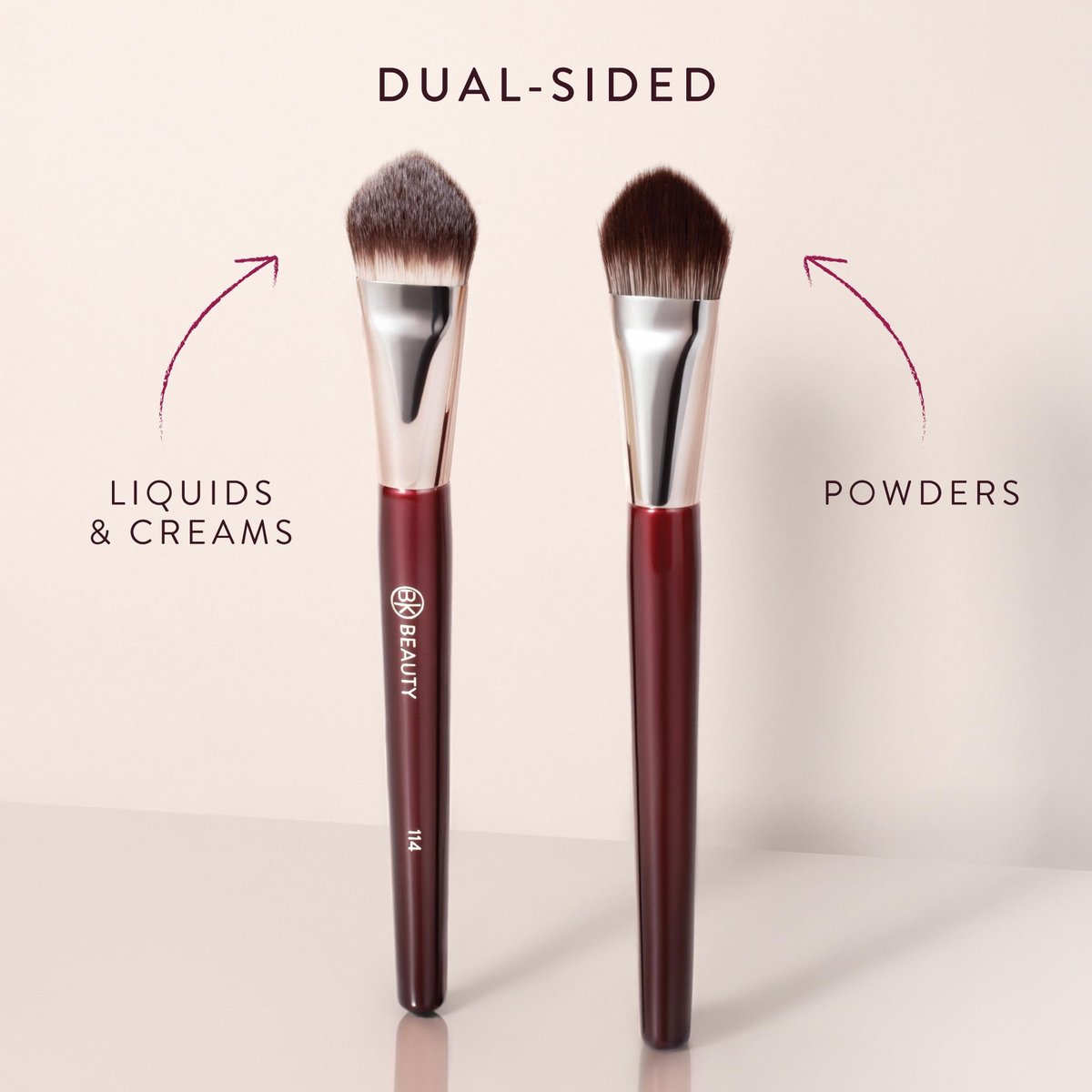 BK Beauty Core Complexion Trio Makeup Brushes Set (3PC) – Foundation, Concealer, and Blending Brushes for Liquid, Cream & Powder – Vegan, Cruelty-Free, Ultra-Soft Face Makeup Brushes Avelisse