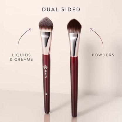 BK Beauty Core Complexion Trio Makeup Brushes Set (3PC) – Foundation, Concealer, and Blending Brushes for Liquid, Cream & Powder – Vegan, Cruelty-Free, Ultra-Soft Face Makeup Brushes Avelisse