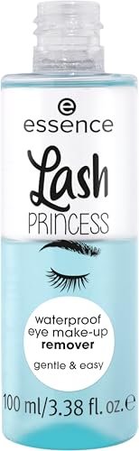 Essence Lash Princess Waterproof Eye Makeup Remover - Gentle 2-Phase Formula, Vegan & Cruelty Free, 3.3 Fl Oz