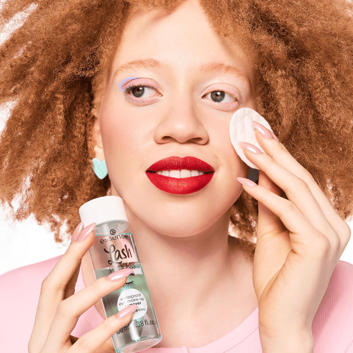 Essence Lash Princess Waterproof Eye Makeup Remover - Gentle 2-Phase Formula, Vegan & Cruelty Free, 3.3 Fl Oz - görsel 5