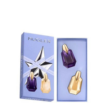 Mugler Alien & Alien Goddess Women's Fragrance Mini Gift Set - Floral & Woody Eau de Parfum, Travel Size, 0.2 Fl Oz Each Avelisse