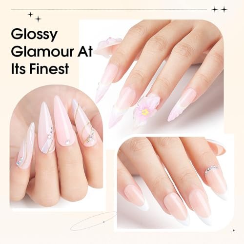 AIMEILI Hema Free No Wipe Top and Base Coat Set for Gel Nails - 2 x 15ml, High Gloss, Long Lasting, Vegan & Cruelty Free - görsel 12
