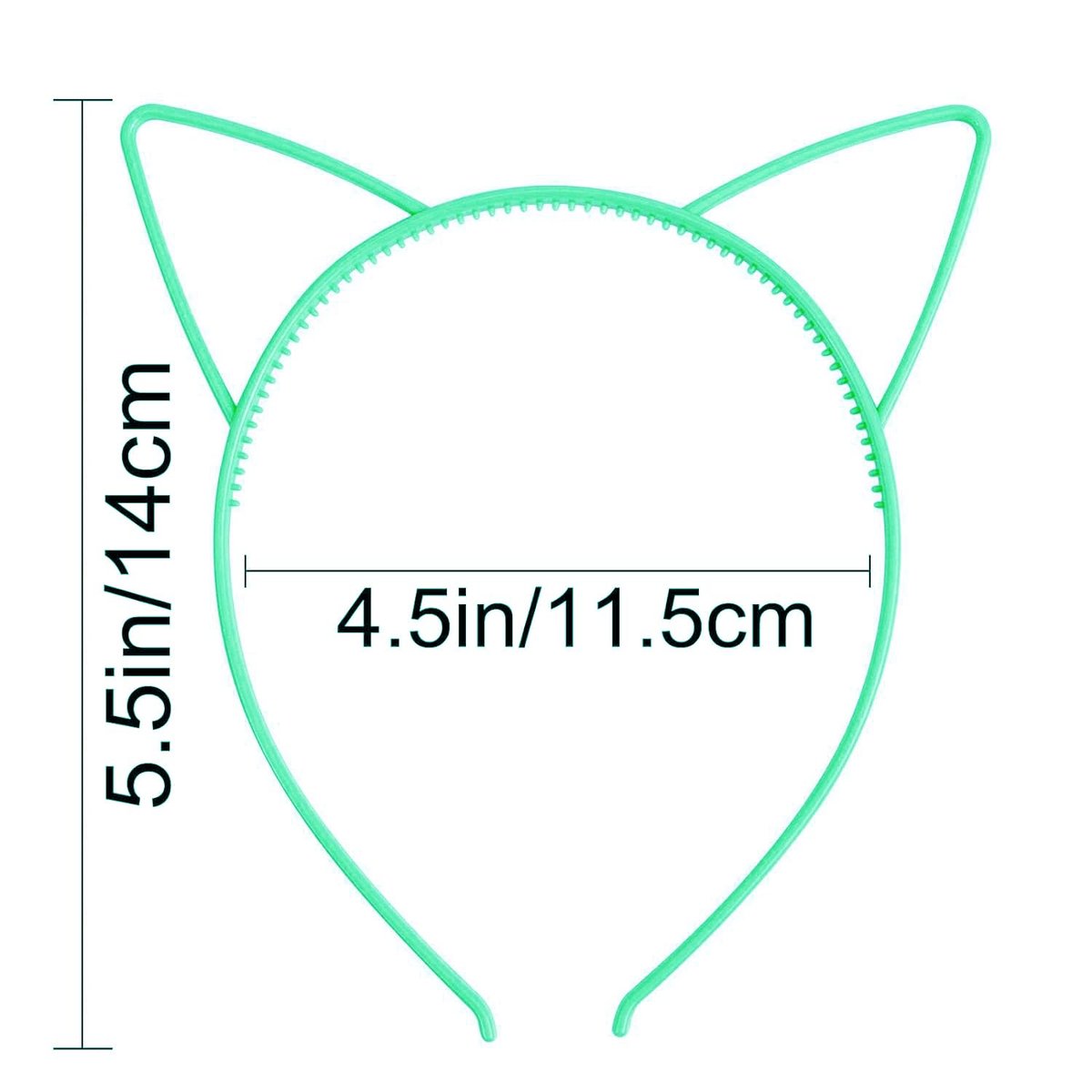 Exacoo 36-Pack Cat Ears Headbands – Plastic Kitty Headbands for Girls, Gabby Party Favors, Birthday Supplies, Halloween Hair Accessories Avelisse