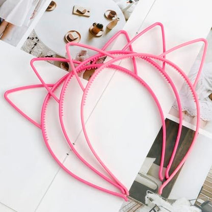 Exacoo 36-Pack Cat Ears Headbands – Plastic Kitty Headbands for Girls, Gabby Party Favors, Birthday Supplies, Halloween Hair Accessories Avelisse