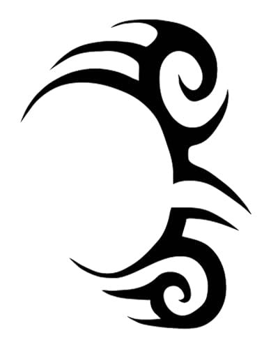 Tribal Face Temporary Tattoos – Pack of 4 Removable Prank Tattoos for Bachelor Parties - görsel 4